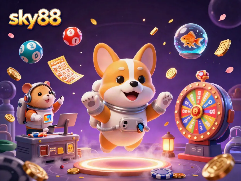 Engage in thrilling action with sky88 while betting amidst vibrant casino elements